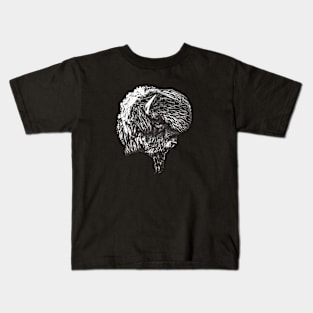 Bison head Kids T-Shirt